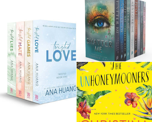 BookTok book Recommendations cover photo collage