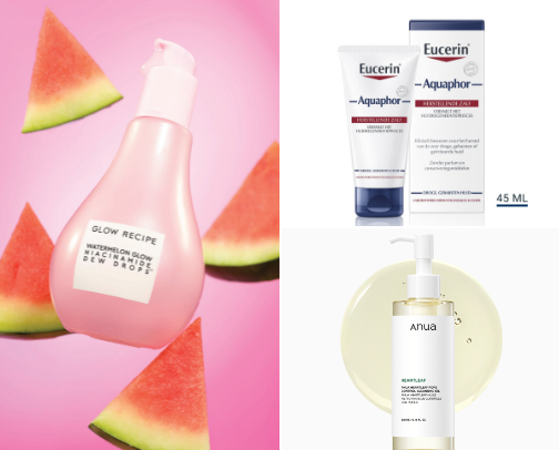 acne prone skincare cover photo collage