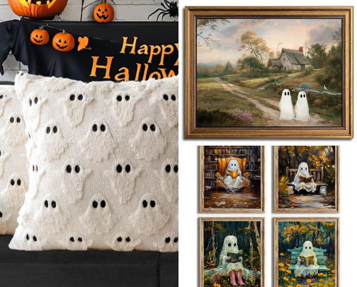 Spooky Season: Aesthetic Halloween Decor cover photo collage