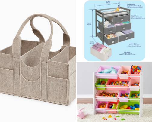 15 Nursery Organization Essentials for a Clutter-Free Baby Room cover photo collage