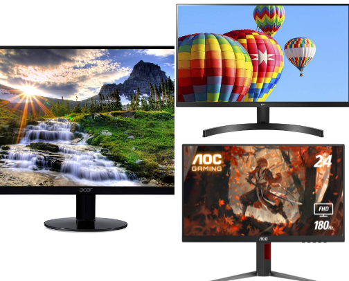 Best budget monitors cover photo collage
