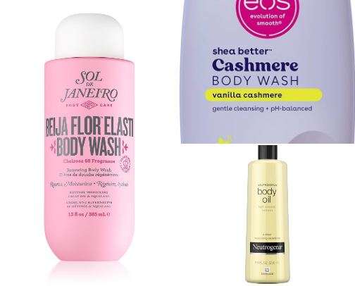 Refresh & Reset — shower essentials cover photo collage