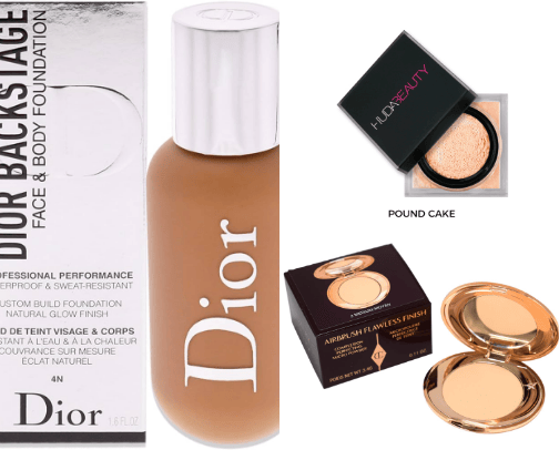 Makeup foundation cover photo collage