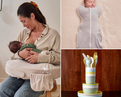 De-Influencing But Still Recommending: Baby and Kid Things I Use While Being Cheap cover photo collage