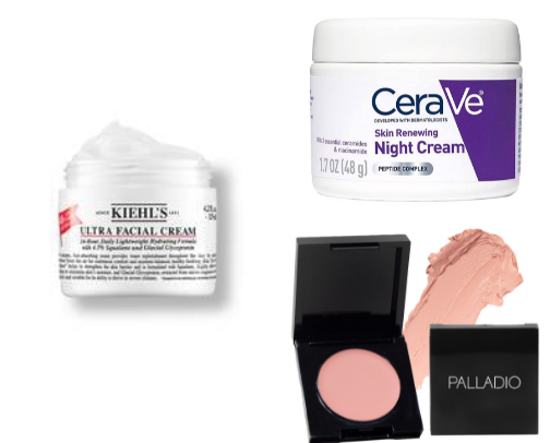 Skincare products that give you that filter look! cover photo collage