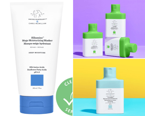 hair care Drunk Elephant🐘 cover photo collage