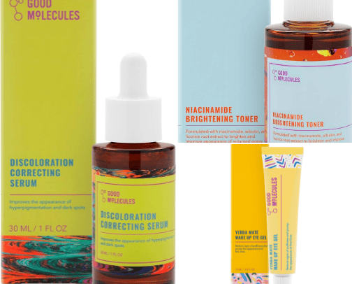 Skin care cover photo collage