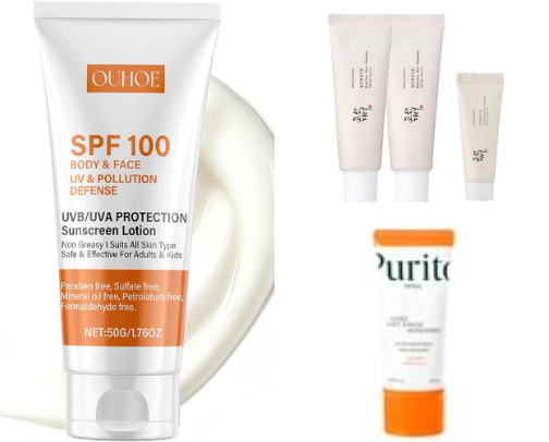 Sunscreens you’ll actually look forward to wearing ✨ cover photo collage