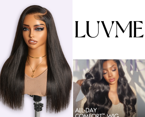 luvme hair collection cover photo collage
