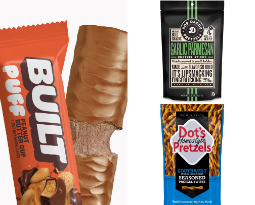 snacks and sweet tweets 🥨🍿🍪🍩 cover photo collage