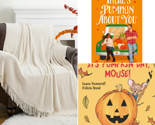 Books and blankets! Holiday & everyday books. cover photo collage