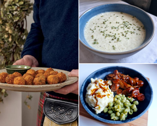 Scottish Recipes cover photo collage