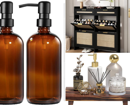 Amazon home essentials cover photo collage