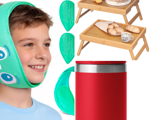 Recovery items for kids cover photo collage