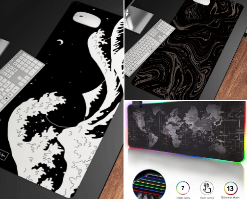 mouse pads cover photo collage
