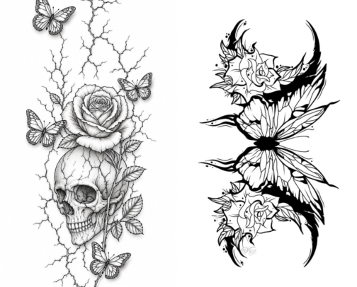 Tattoo ideas ❤️✒️ cover photo collage