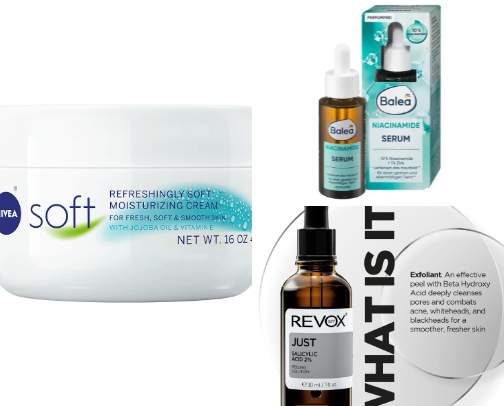 SKIN CARE FOR OILY SKIN ON A BUDGET cover photo collage