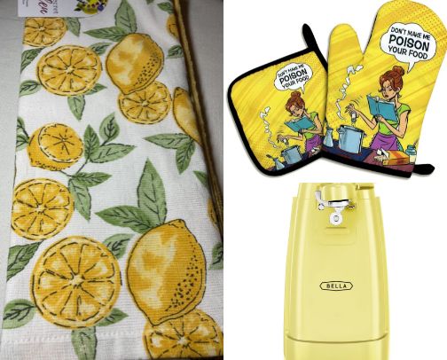 Yellow Retro Kitchen cover photo collage