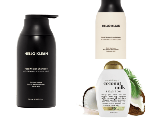 Damaged hair to healthy hair cover photo collage