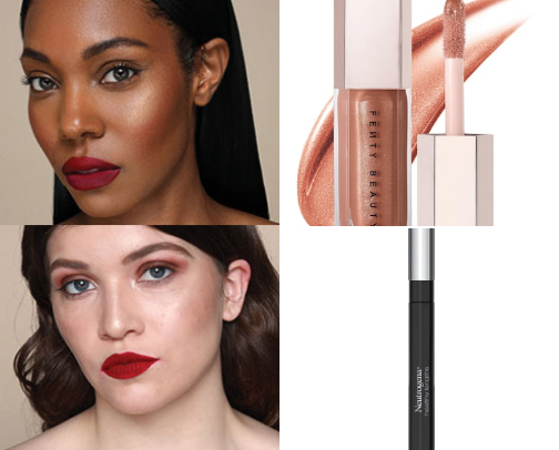 Beauty recs for the 5 min makeup look cover photo collage