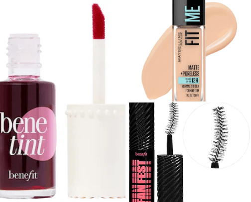affordable makeup staples cover photo collage