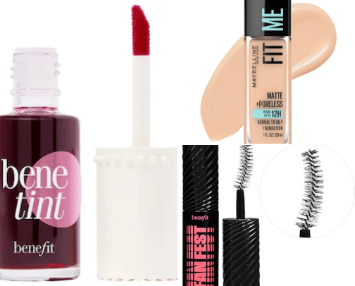 affordable makeup staples cover photo collage