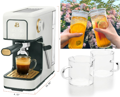 at home coffee cover photo collage