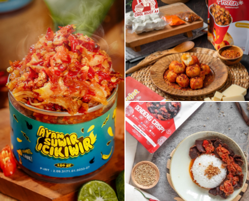 Indonesia Instans Foods cover photo collage
