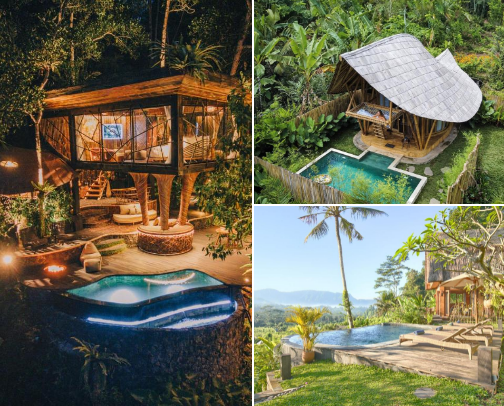 Luxury Bali Jungle Resorts: Private Villas, Rainforest Retreats & Hidden Gems cover photo collage