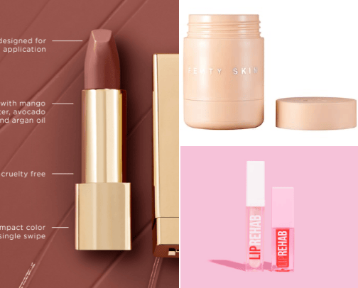 Lips&lip care cover photo collage