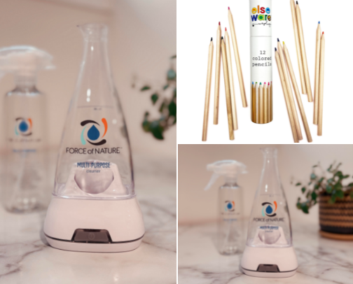 Eco-Friendly Back to School cover photo collage