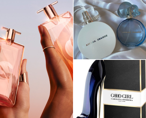 20 best perfumes by category: which scent is the most sensual, the most gentle, the most luxurious... cover photo collage