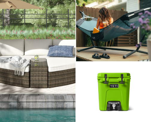 Outdoor Entertaining Finds for a Perfect Backyard Summer cover photo collage