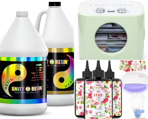 For The Love Of Resin Art: My Go-To Supplies cover photo collage