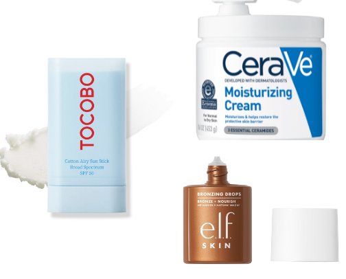 My favorite skincare to use everyday cover photo collage