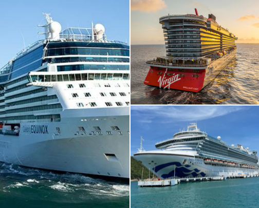 The Ultimate Mediterranean & Greek Islands Cruise Guide: Top Ships & Port Itineraries cover photo collage