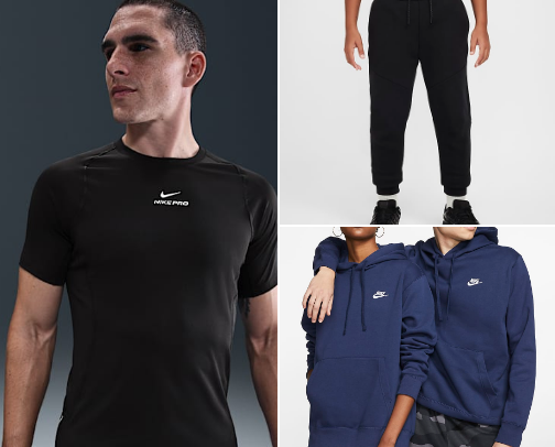 NIKE Fit cover photo collage