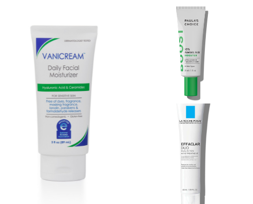 Skincare for Acne Prone Skin cover photo collage