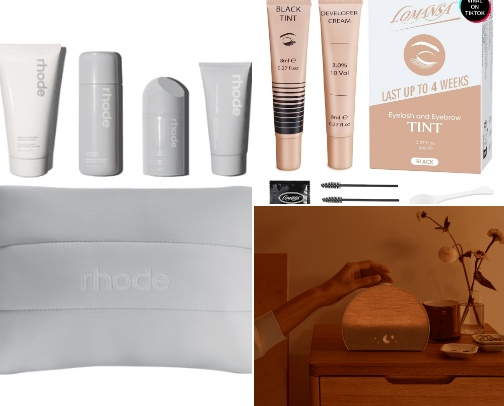 Glow up essentials 🩰🦢🌷 cover photo collage