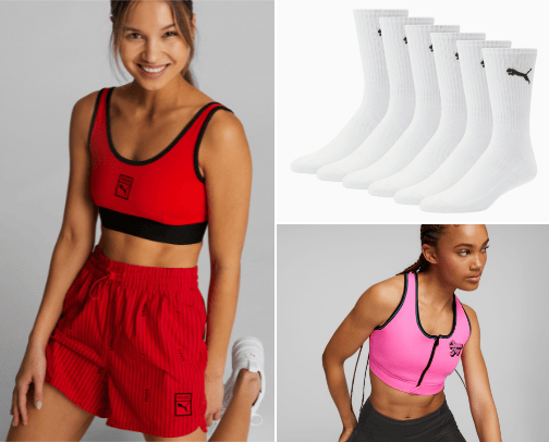 Are you going to the gym? Here's what you need from the PUMA🏃🏾‍♀️👟🌷🫧 cover photo collage