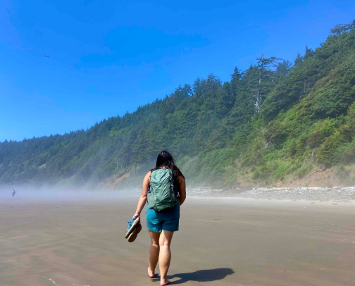 the non-essential essentials that i keep in my hiking bag cover photo collage