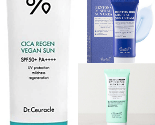 Vegan Sunscreens cover photo collage