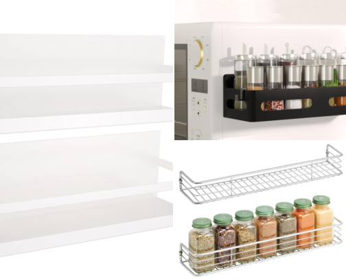 How I Freed Up a Whole Kitchen Shelf With Magnetic Fridge Organizers cover photo collage
