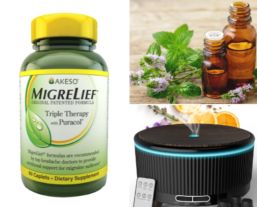 coping with migraines || fave products cover photo collage