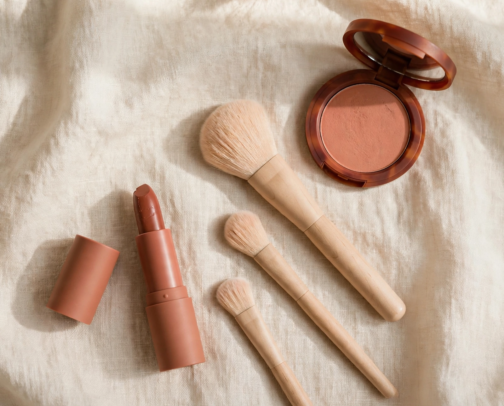 A Slight Beat: Makeup Must-Haves cover photo collage