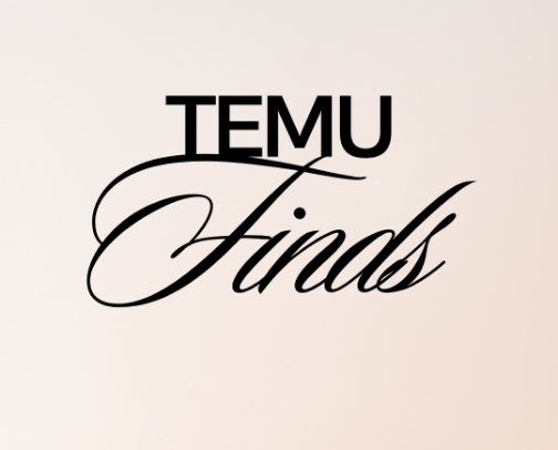 Temu Finds cover photo collage