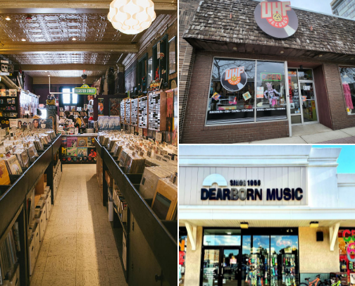 Record Stores! cover photo collage