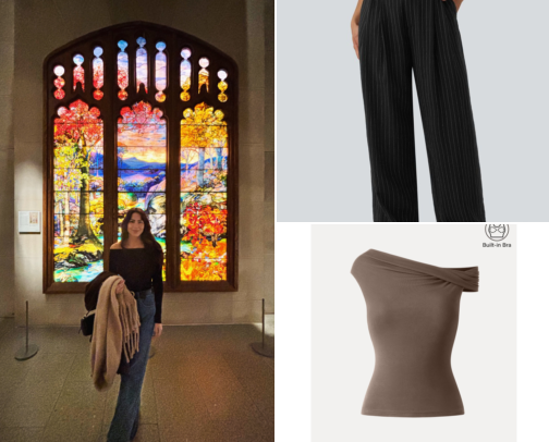 Clothing for a millennial who is trying to find her style again! cover photo collage
