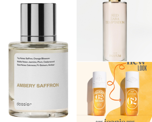 My most complimented scents cover photo collage