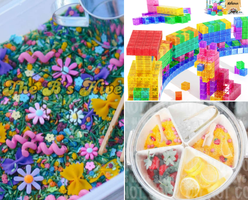 Sensory Play/Learning cover photo collage